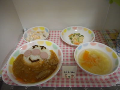 誕生会用給食サンプル