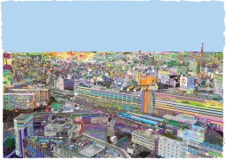 利用者さん制作「YOKOHAMA　CITY」イメージ